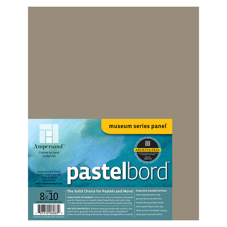 Ampersand Pastelbord Panel 8x10 Sand