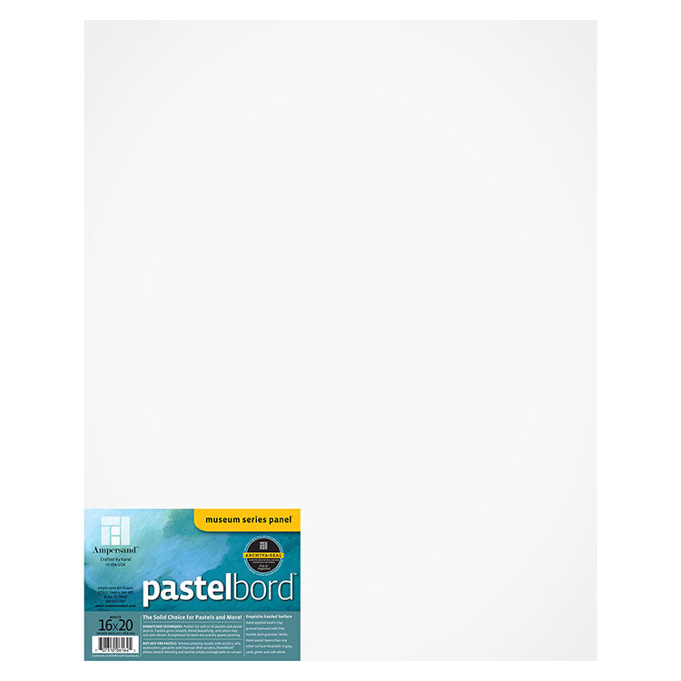 Ampersand Pastelbord Panel 16x20 White