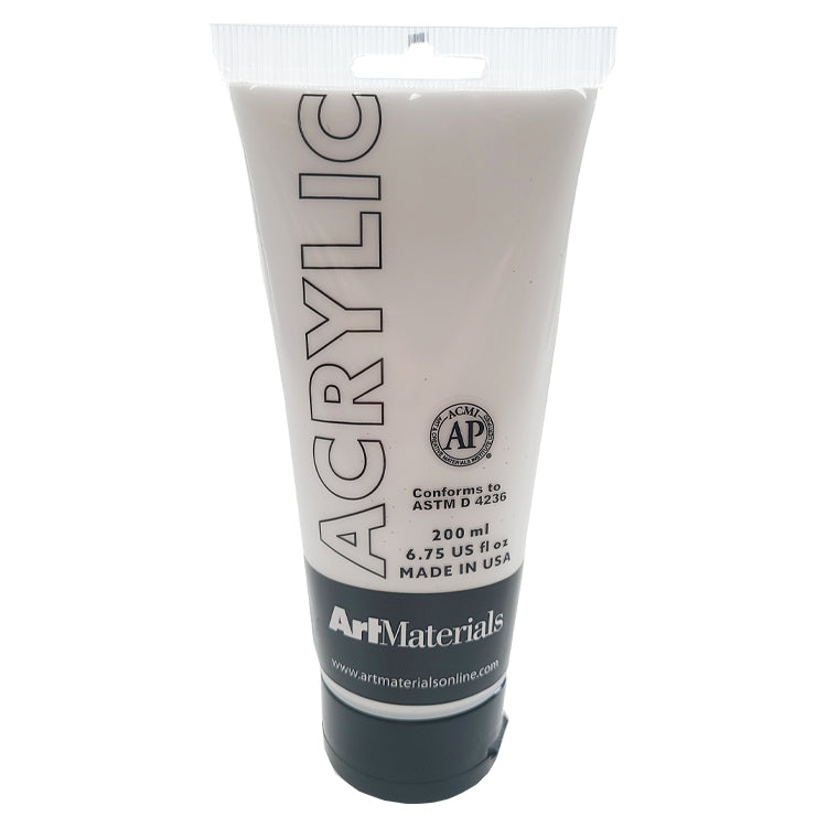 Art Materials Acrylic 200ml Titanium White
