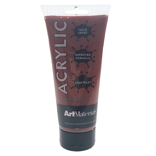 Art Materials Acrylic 200ml Burnt Sienna