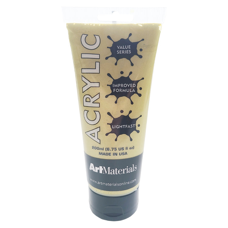 Art Materials Acrylic 200ml Gold