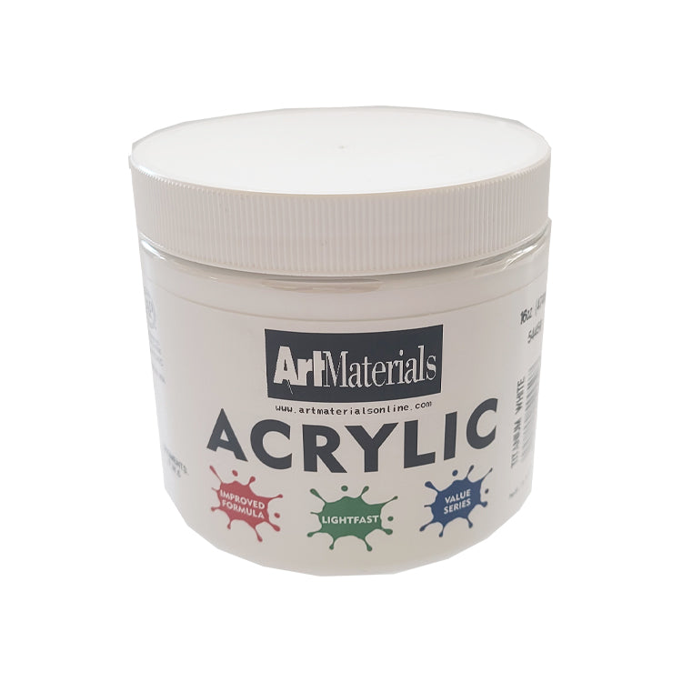 Art Materials Acrylic 16oz Titanium White