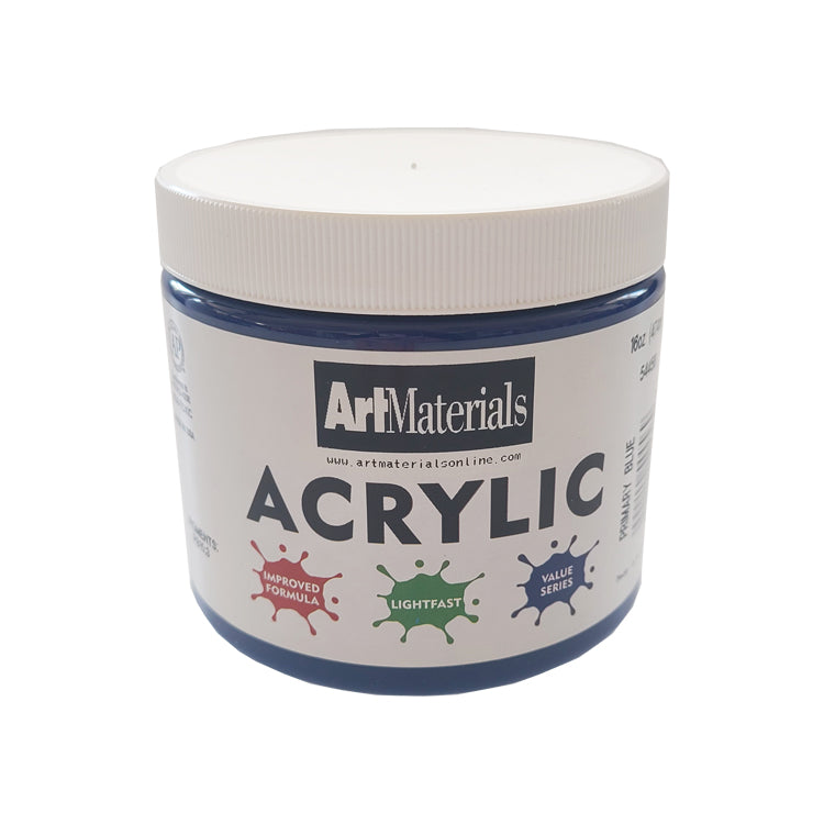 Art Materials Acrylic 16oz Primary Blue