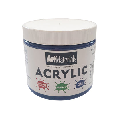 Art Materials Acrylic 16oz Primary Blue