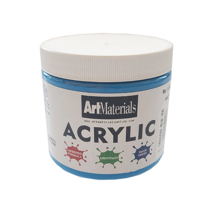 Art Materials Acrylic 16oz Cerulean Blue Hue