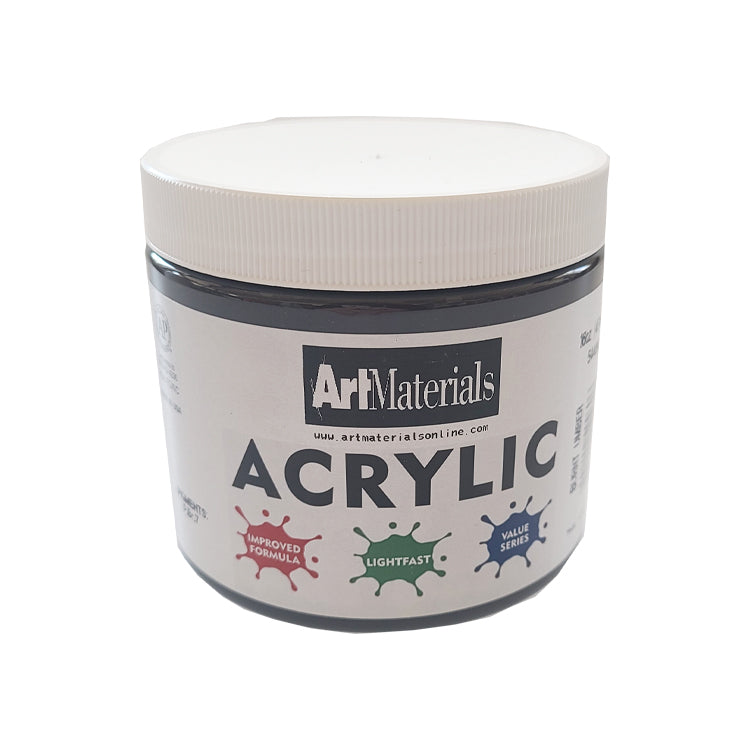 Art Materials Acrylic 16oz Burnt Umber