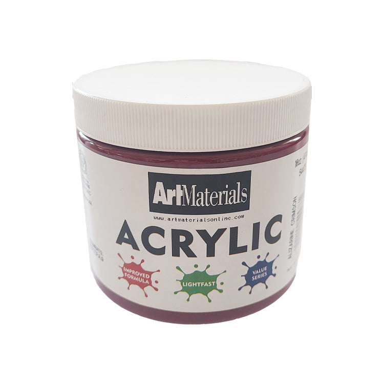 Art Materials Acrylic 16oz Alizarin Crimson