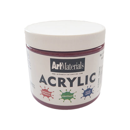 Art Materials Acrylic 16oz Alizarin Crimson