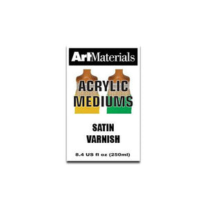 Art Materials Acrylic Satin Varnish 8oz