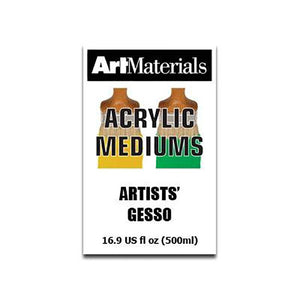 Art Materials Acrylic Artists Gesso 16oz
