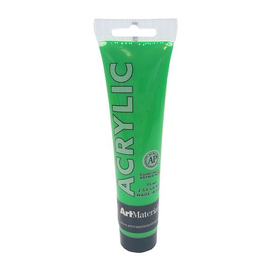 Art Materials Acrylic 75ml Neon Green