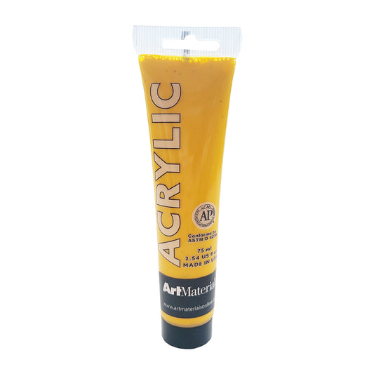 Art Materials Acrylic 75ml Cadmium Yellow Deep Hue