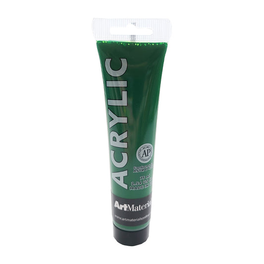 Art Materials Acrylic 75ml Permanent Green
