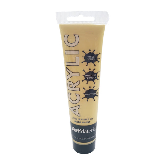 Art Materials Acrylic 75ml Naples Yellow Light