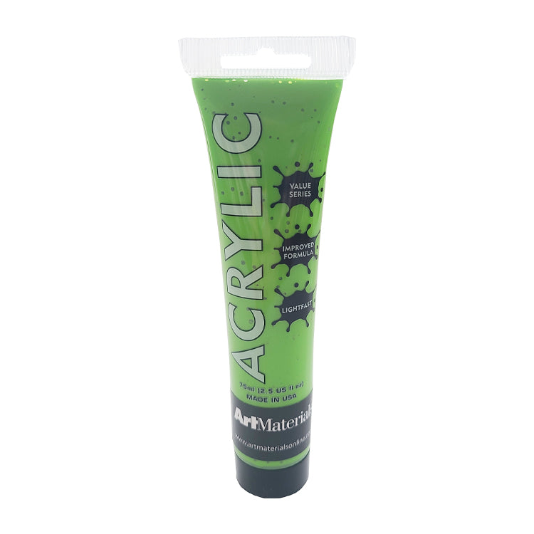 Art Materials Acrylic 75ml Green Light