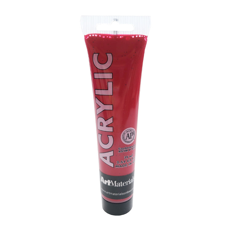 Art Materials Acrylic 75ml Cadmium Red Deep Hue