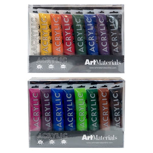 At Materials Acrylics 75ml 16 Tube Set