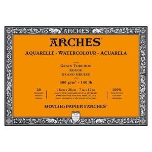 Arches Watercolor Block Rough 140lb 7x10