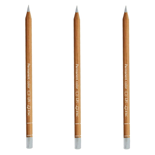 Caran d'Ache Luminance Pencil Silver Grey Box of 3