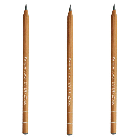 Caran d'Ache Luminance Pencil Steel Grey Box of 3