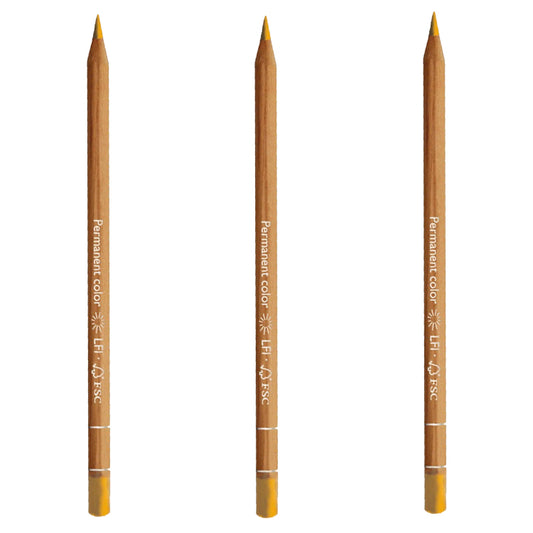 Caran d'Ache Luminance Pencil Yellow Ochre Box of 3