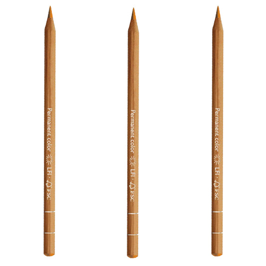 Caran d'Ache Luminance Pencil Raw Sienna Box of 3