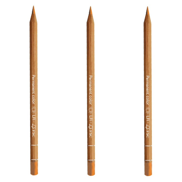 Caran d'Ache Luminance Pencil Apricot Box of 3
