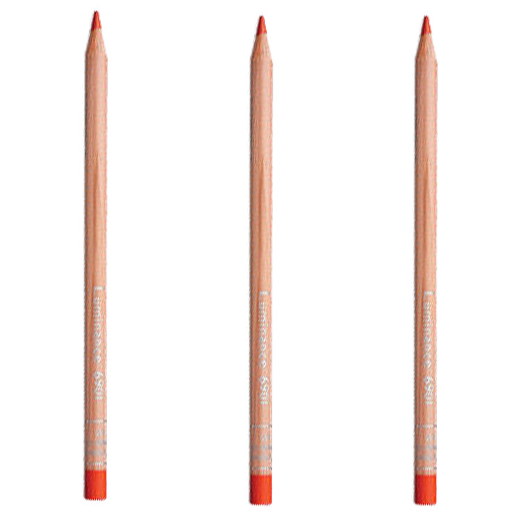 Caran d'Ache Luminance Pencil Permanent Red Box of 3