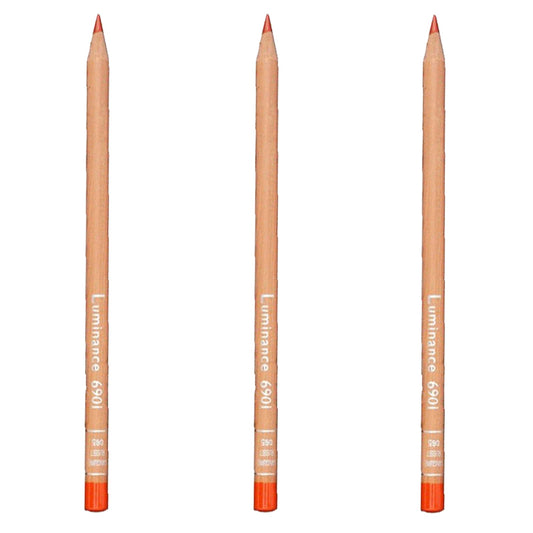 Caran d'Ache Luminance Pencil Russet Box of 3
