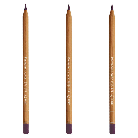 Caran d'Ache Luminance Pencil Light Aubergine Box of 3
