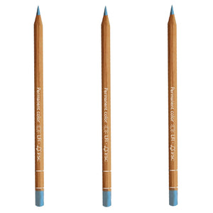 Caran d'Ache Luminance Pencil Turquoise Blue Box of 3