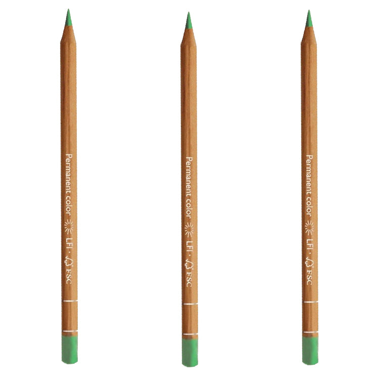 Caran d'Ache Luminance Pencil Cobalt Green Box of 3