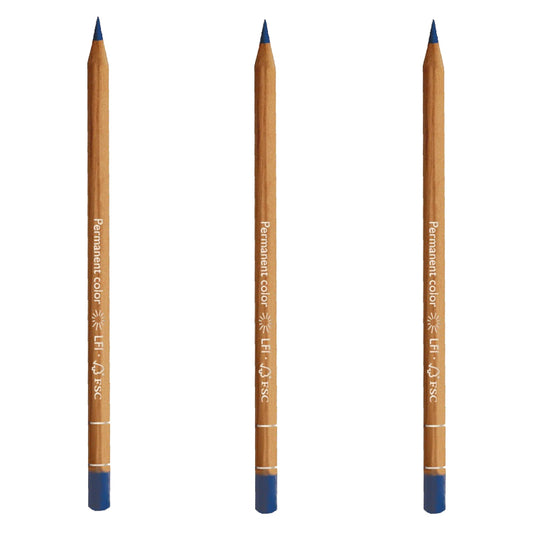 Caran d'Ache Luminance Pencil Ice Blue Box of 3