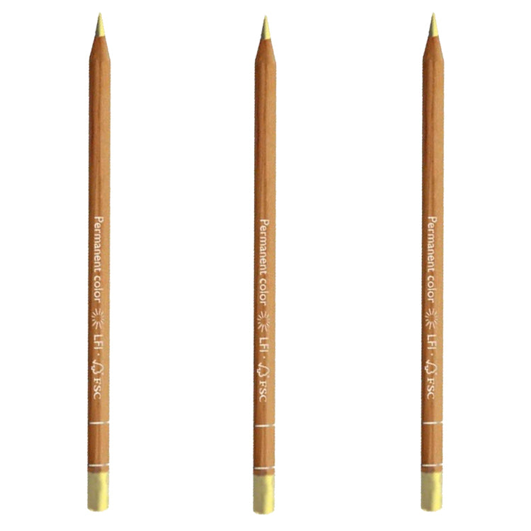 Caran d'Ache Luminance Pencil Lemon Yellow Box of 3