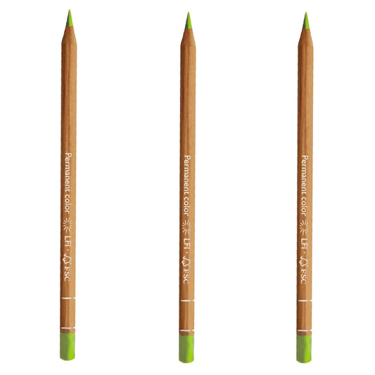 Caran d'Ache Luminance Pencil Spring Green Box of 3