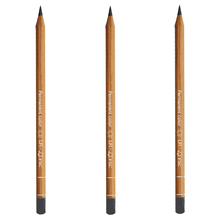 Caran d'Ache Luminance Pencil Paynes Grey 60% Box of 3