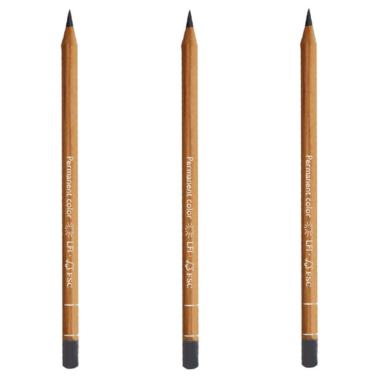 Caran d'Ache Luminance Pencil Paynes Grey 60% Box of 3