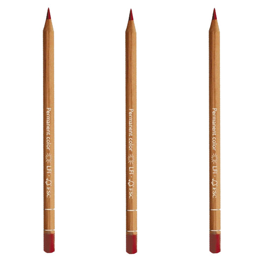Caran d'Ache Luminance Pencil Alizarin Crimson Hue Box of 3