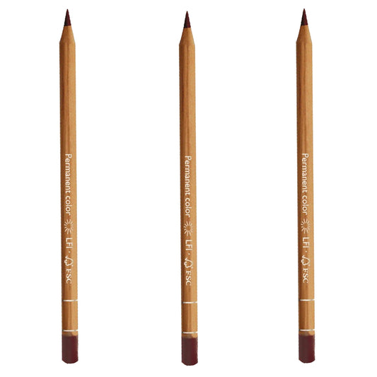 Caran d'Ache Luminance Pencil Crimson Aubergine Box of 3