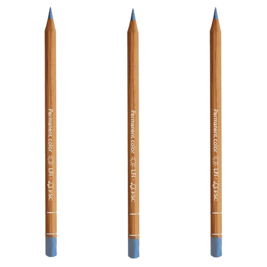 Caran d'Ache Luminance Pencil Genuine Cobalt Blue Box of 3