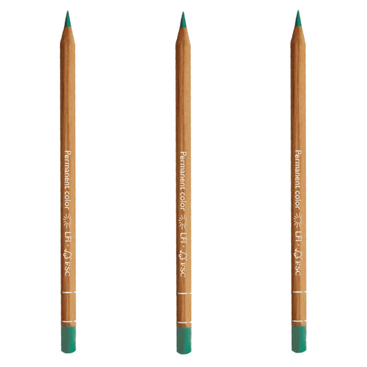 Caran d'Ache Luminance Pencil Dark English Green Box of 3