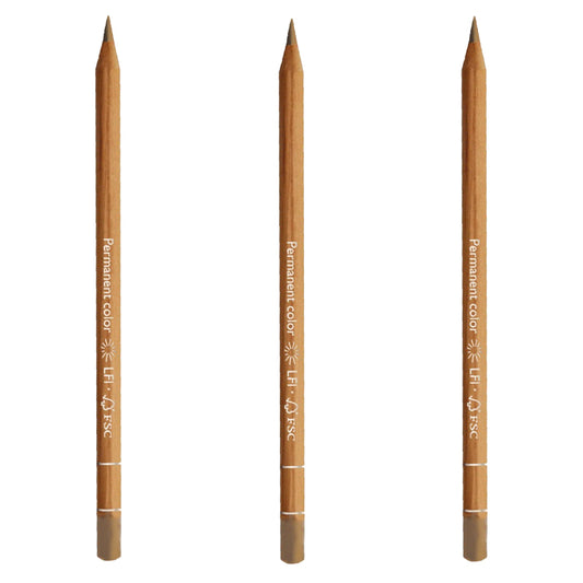 Caran d'Ache Luminance Pencil Olive Brown 50% Box of 3