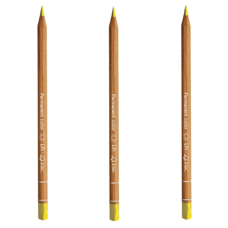 Caran d'Ache Luminance Pencil Bismuth Yellow Box of 3