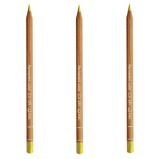 Caran d'Ache Luminance Pencil Bismuth Yellow Box of 3