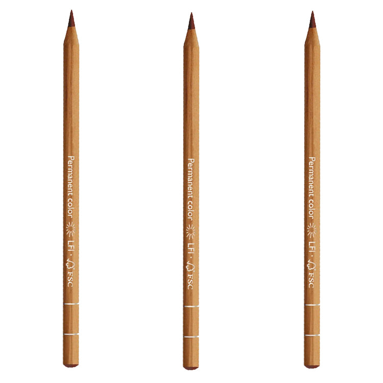 Caran d'Ache Luminance Pencil Burnt Sienna 50% Box of 3