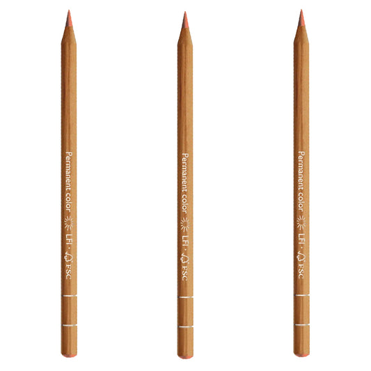 Caran d'Ache Luminance Pencil Burnt Ochre 50% Box of 3