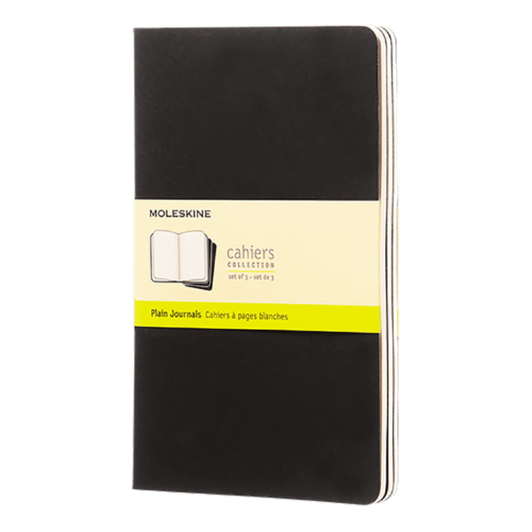 Moleskine Cahier Black Plain 5x8.25