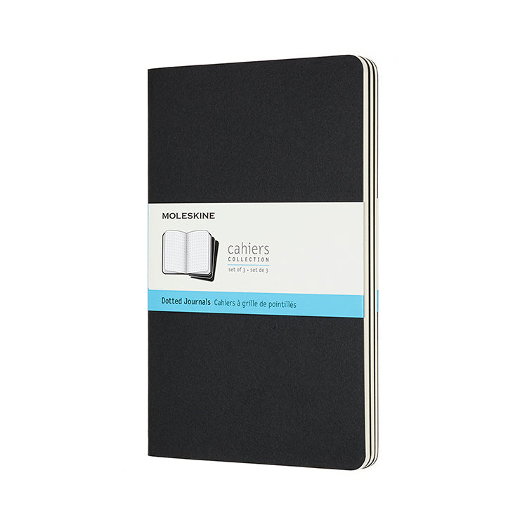 Moleskine Cahier Black Dotted 5x8.25