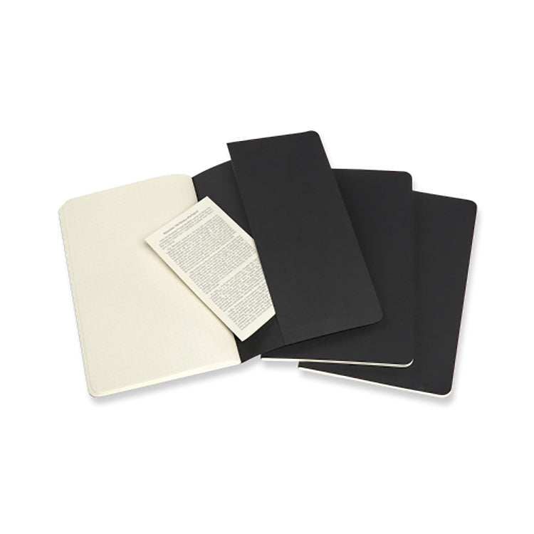 Moleskine Cahier Black Dotted 5x8.25