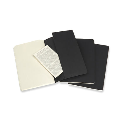 Moleskine Cahier Black Dotted 5x8.25